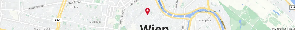 Kartendarstellung des Standorts für Mohren-Apotheke in 1010 Wien